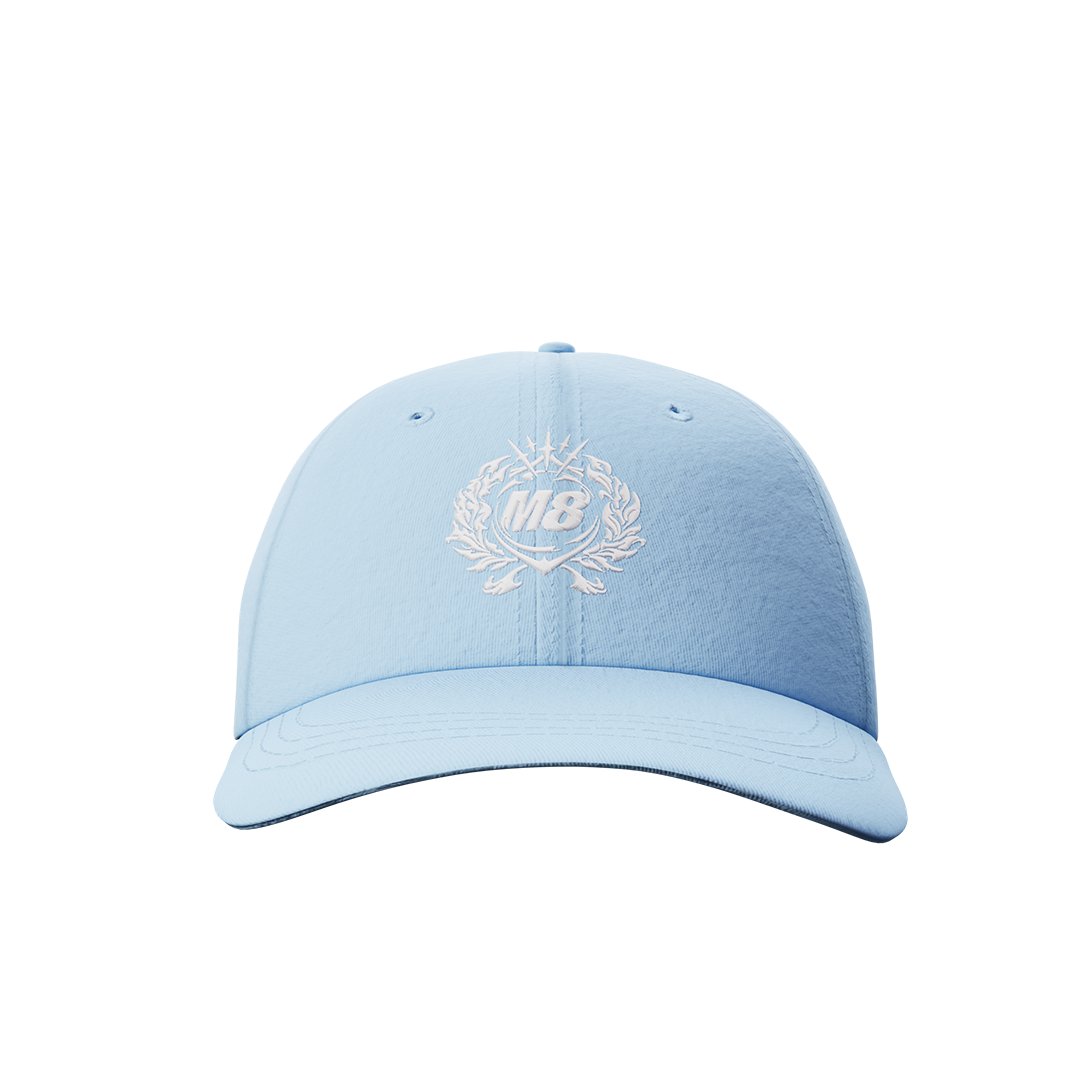 Casquette M8 dad hat bleue