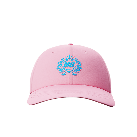 Casquette M8 dad hat rose