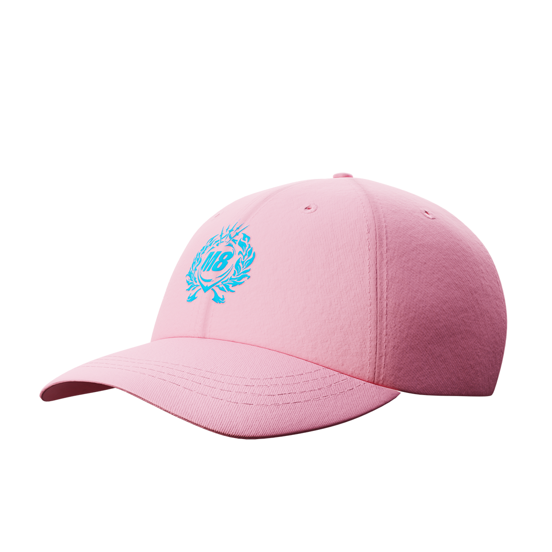 Casquette M8 dad hat rose