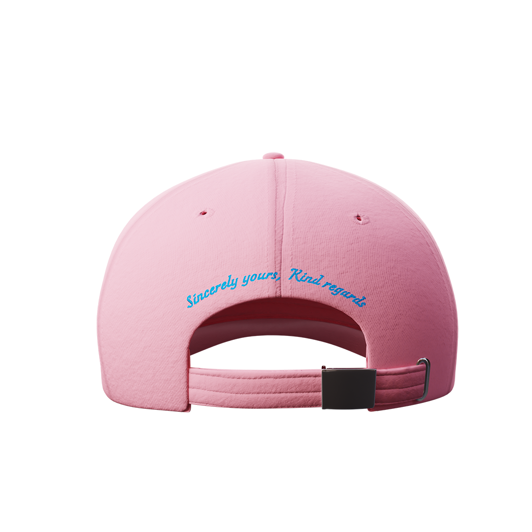 Casquette M8 dad hat rose