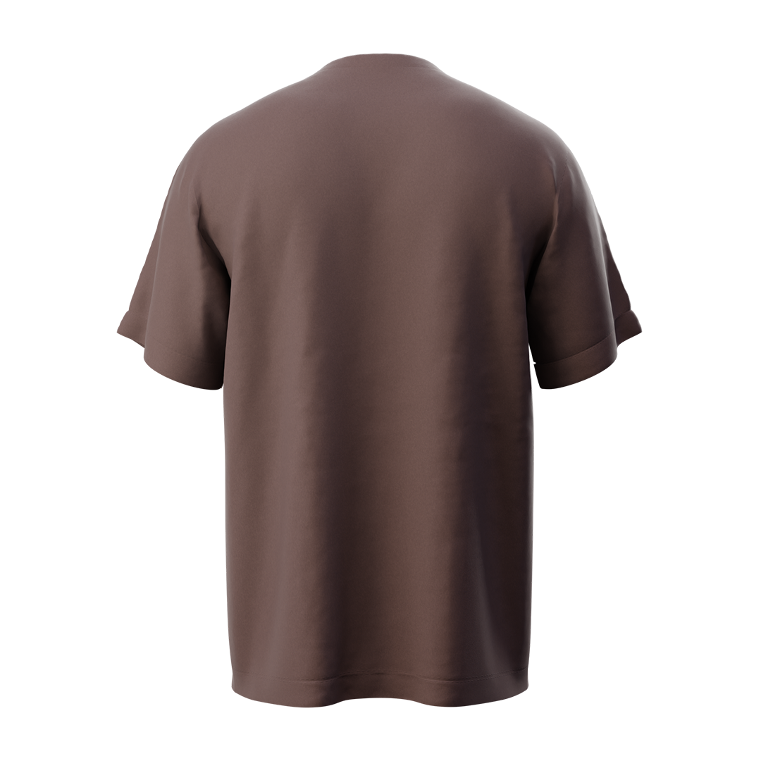 T-shirt logo marron