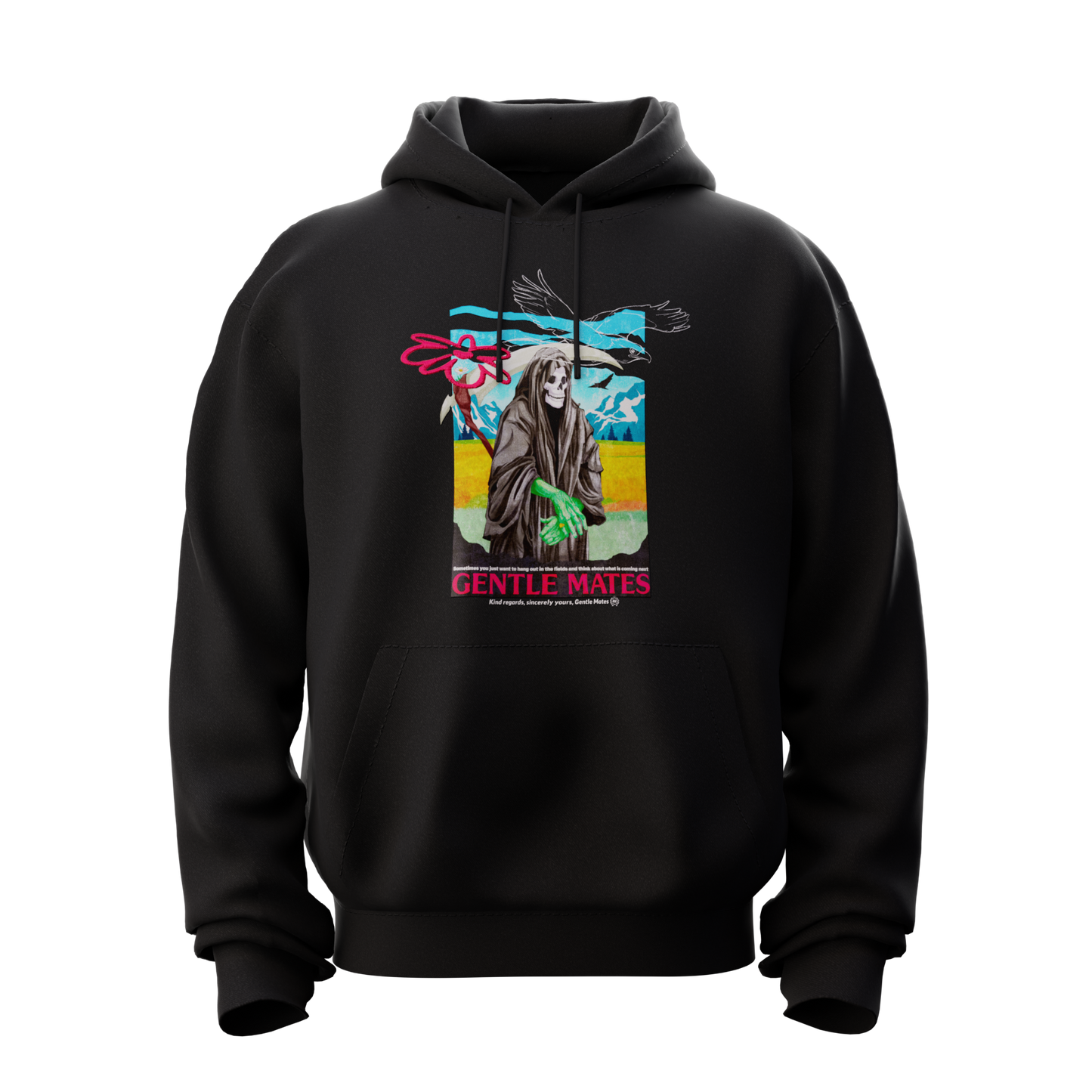 Hoodie faucheuse noir