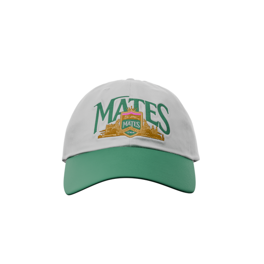 Casquette Blason dad hat two-tone verte