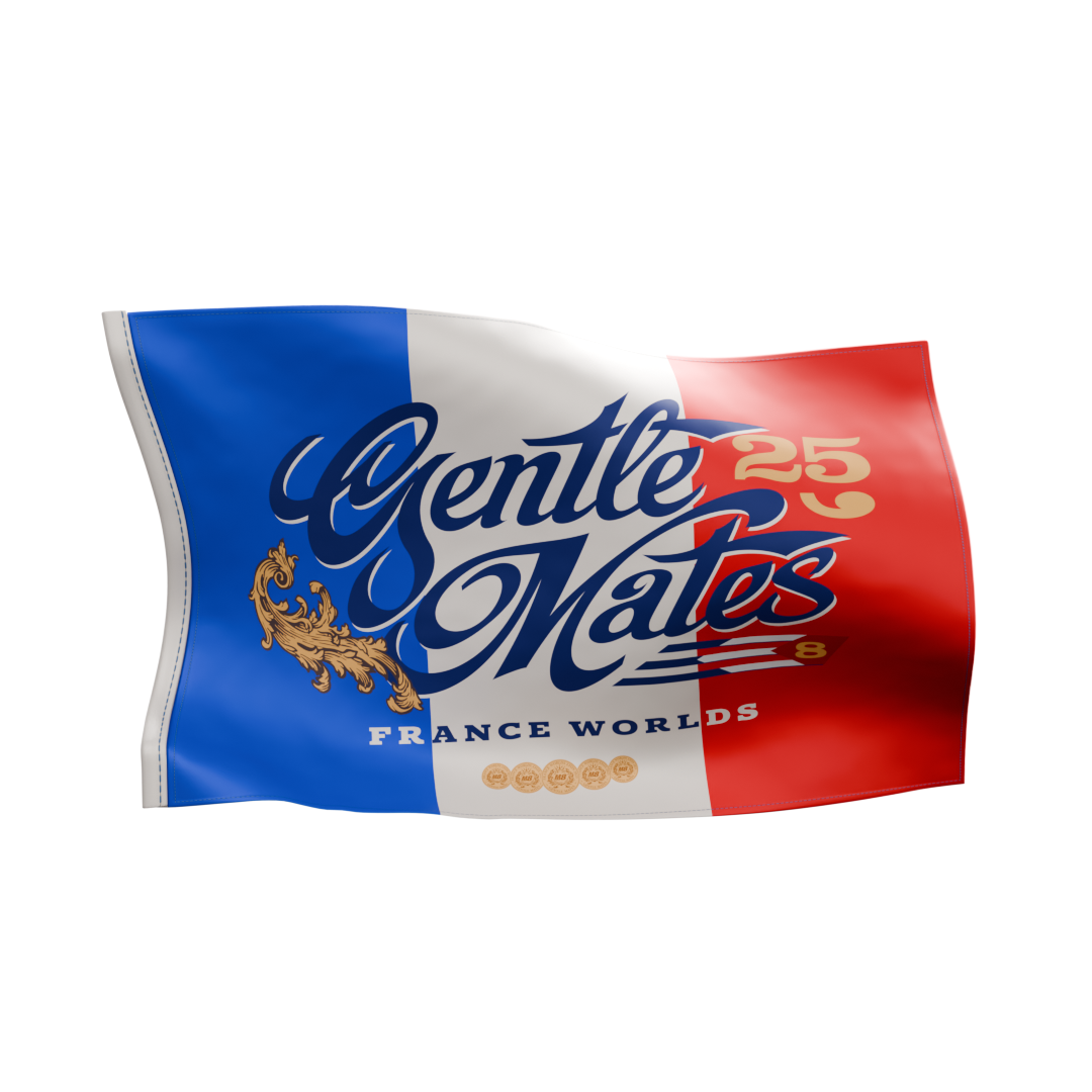 Drapeau Gentle Mates France Worlds 2025