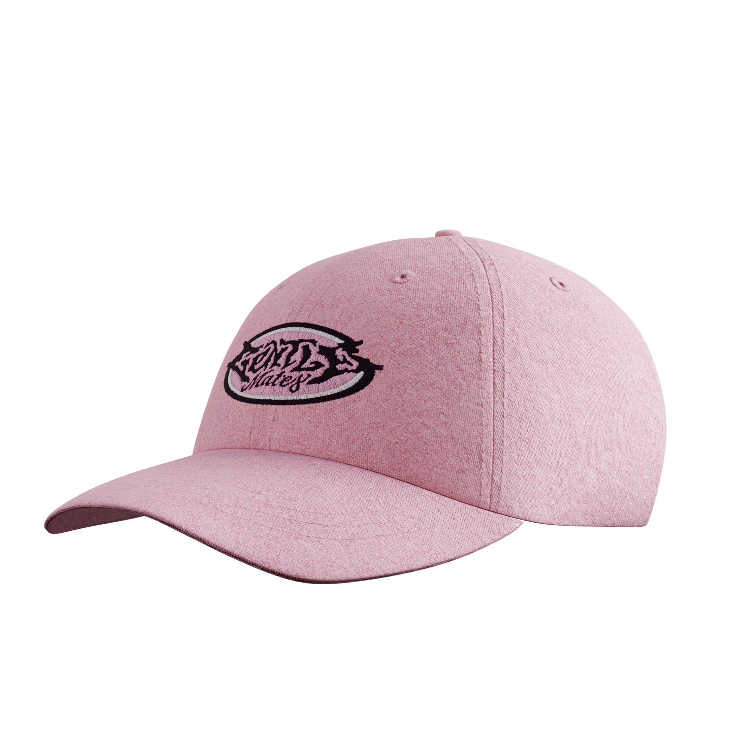 Casquette patch Gentle Mates rose délavée