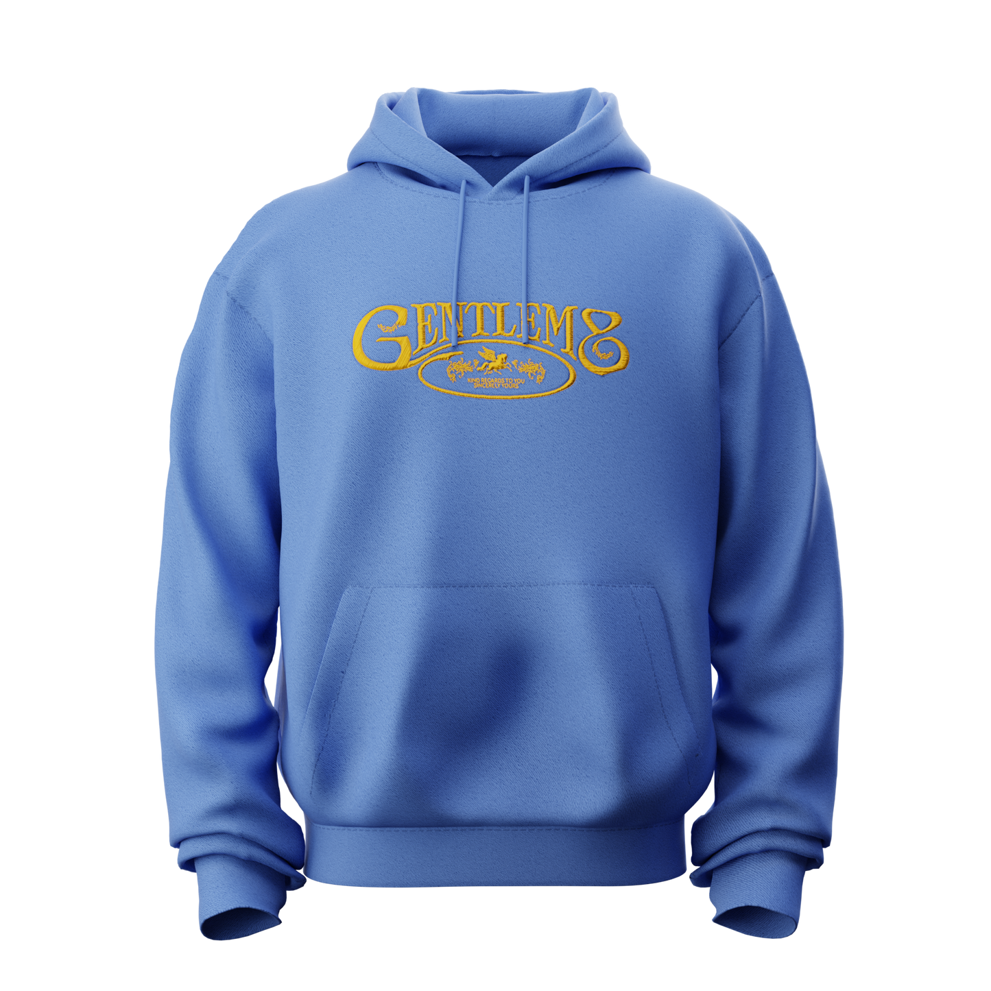 Hoodie logo pégase bleu