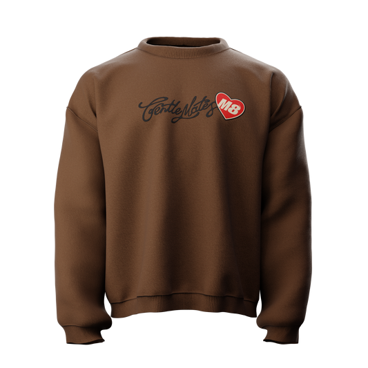 Crewneck Christmas marron