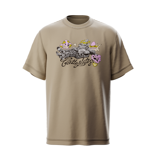 T-shirt Christmas Taupe