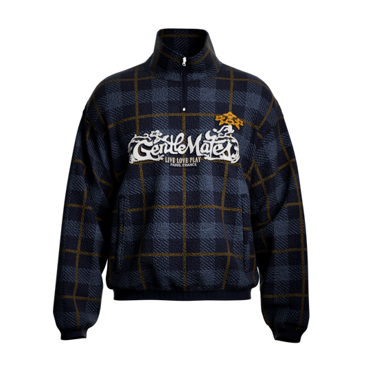 Polaire sherpa Live Love Play bleu