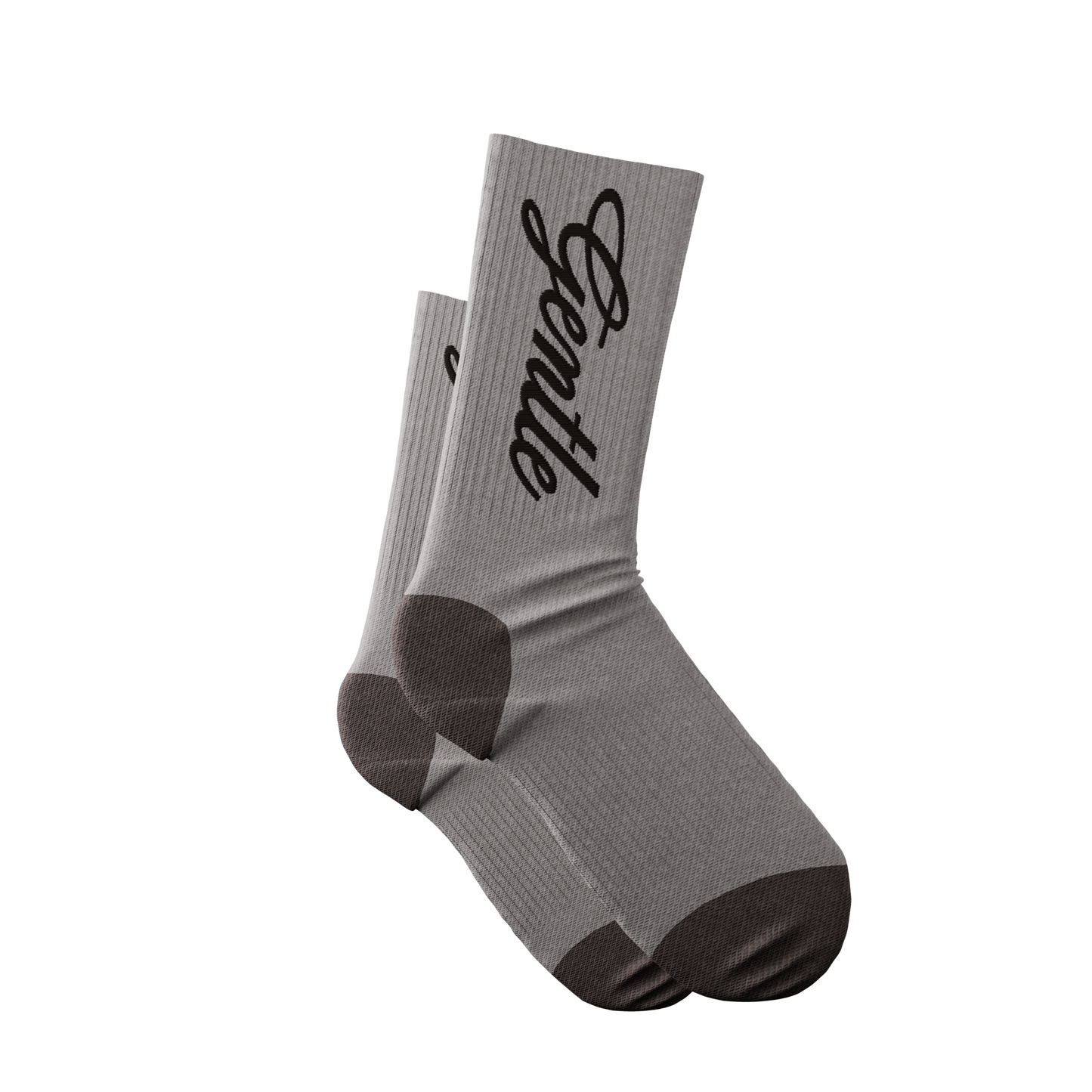 Paire de Chaussettes Summer logo jacquard grise