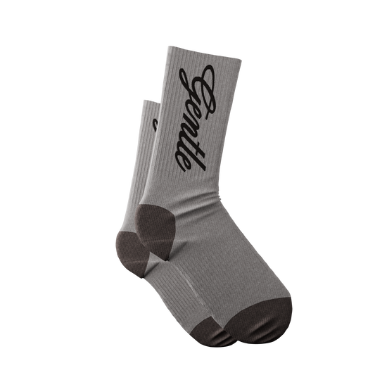 Paire de Chaussettes Summer logo jacquard grise
