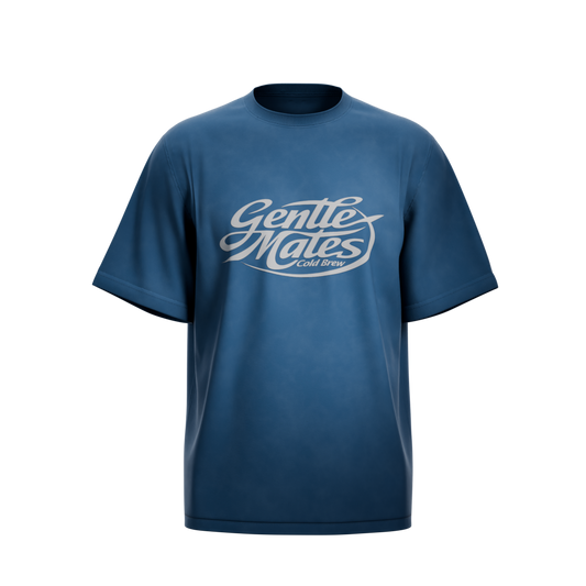 T-shirt Cold brew bleu