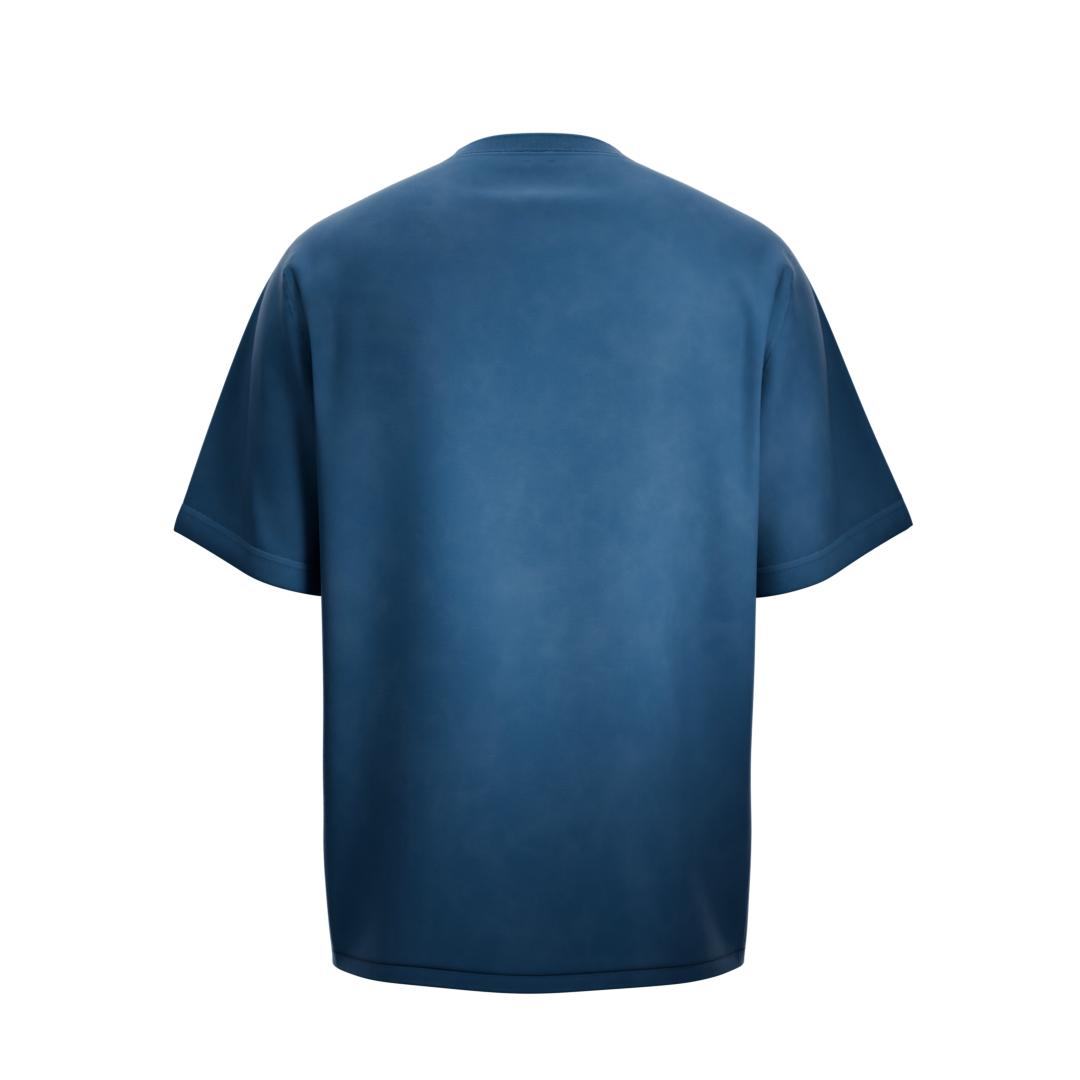 T-shirt Cold brew bleu