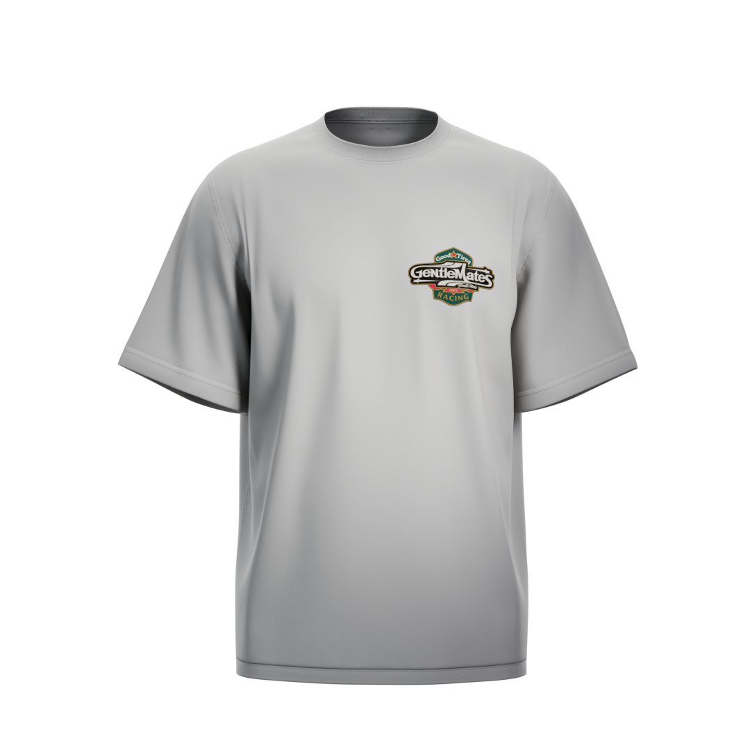 T-shirt Racing blanc