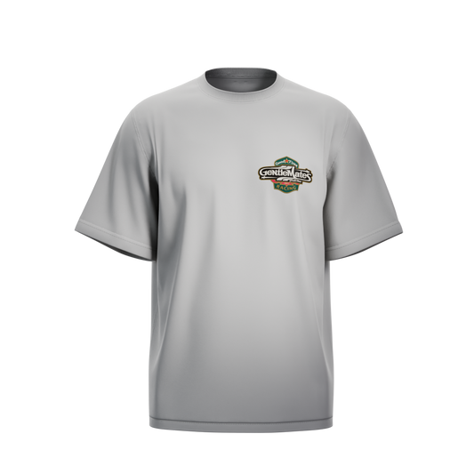 T-shirt Racing blanc