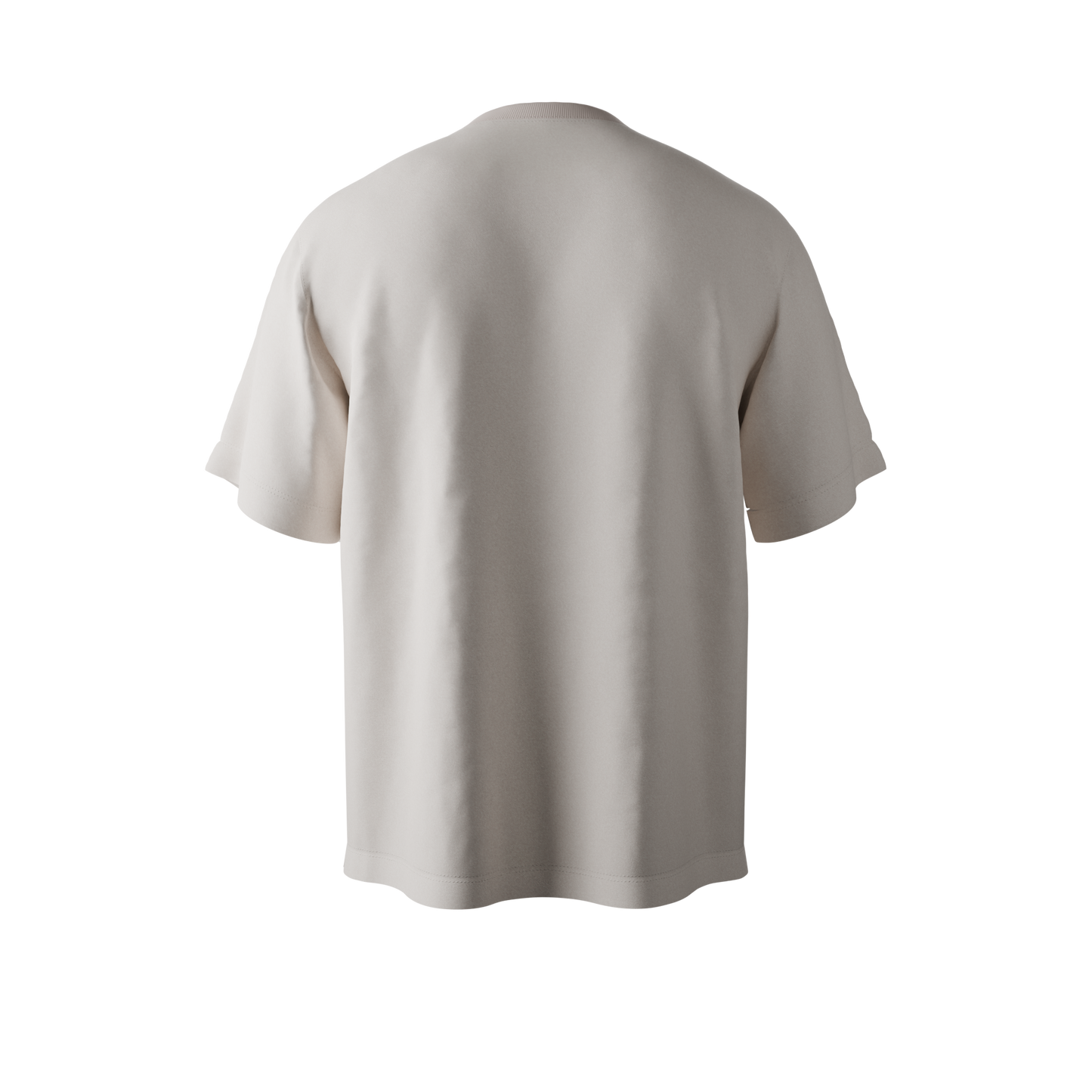 T-shirt Touching Grass crème